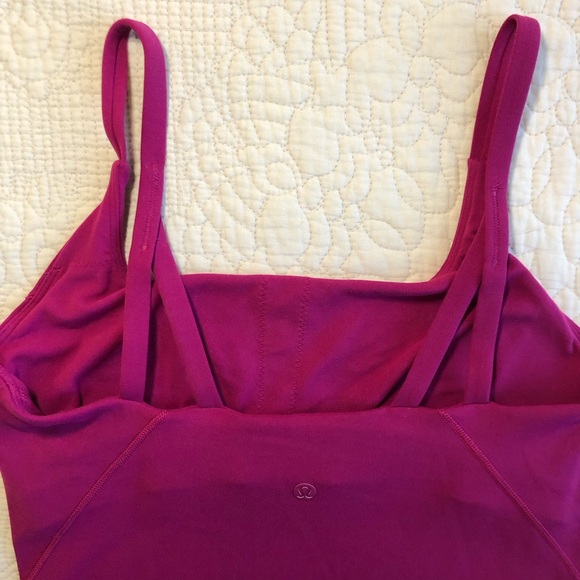 LULULEMON Women’s Magenta Purple Strappy Nulu Tank Top Sz 6 - Picture 7 of 13